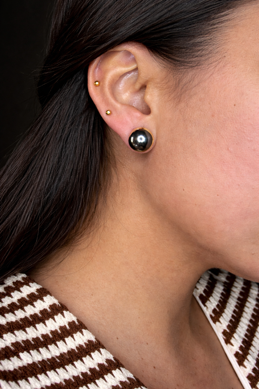 Beaded Studs Stainless Steel