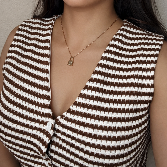 Bead Necklace Stainless Steel